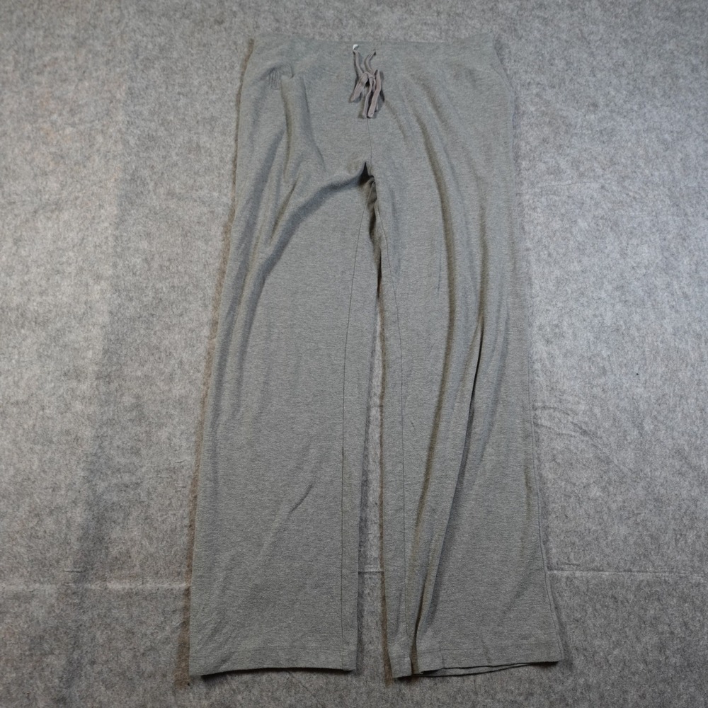 Ralph Lauren Sweatpants Womens‎ Large Wide Leg Gray Loungewear Knit Casual